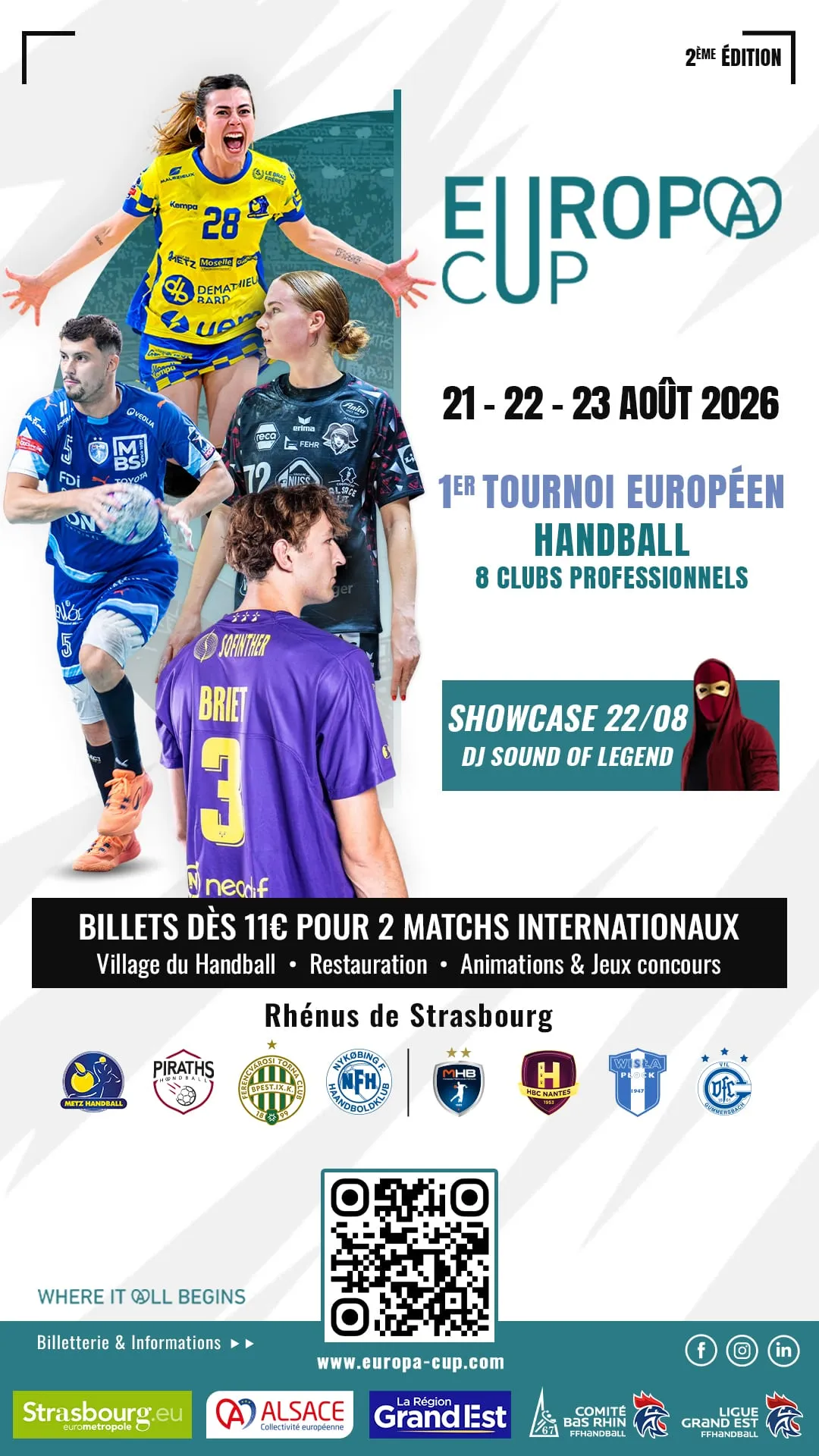 La billetterie de l’Europ’A Cup 2026 est ouverte !